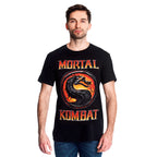 Imagen del producto Mortal Kombat - Camiseta con logo negra