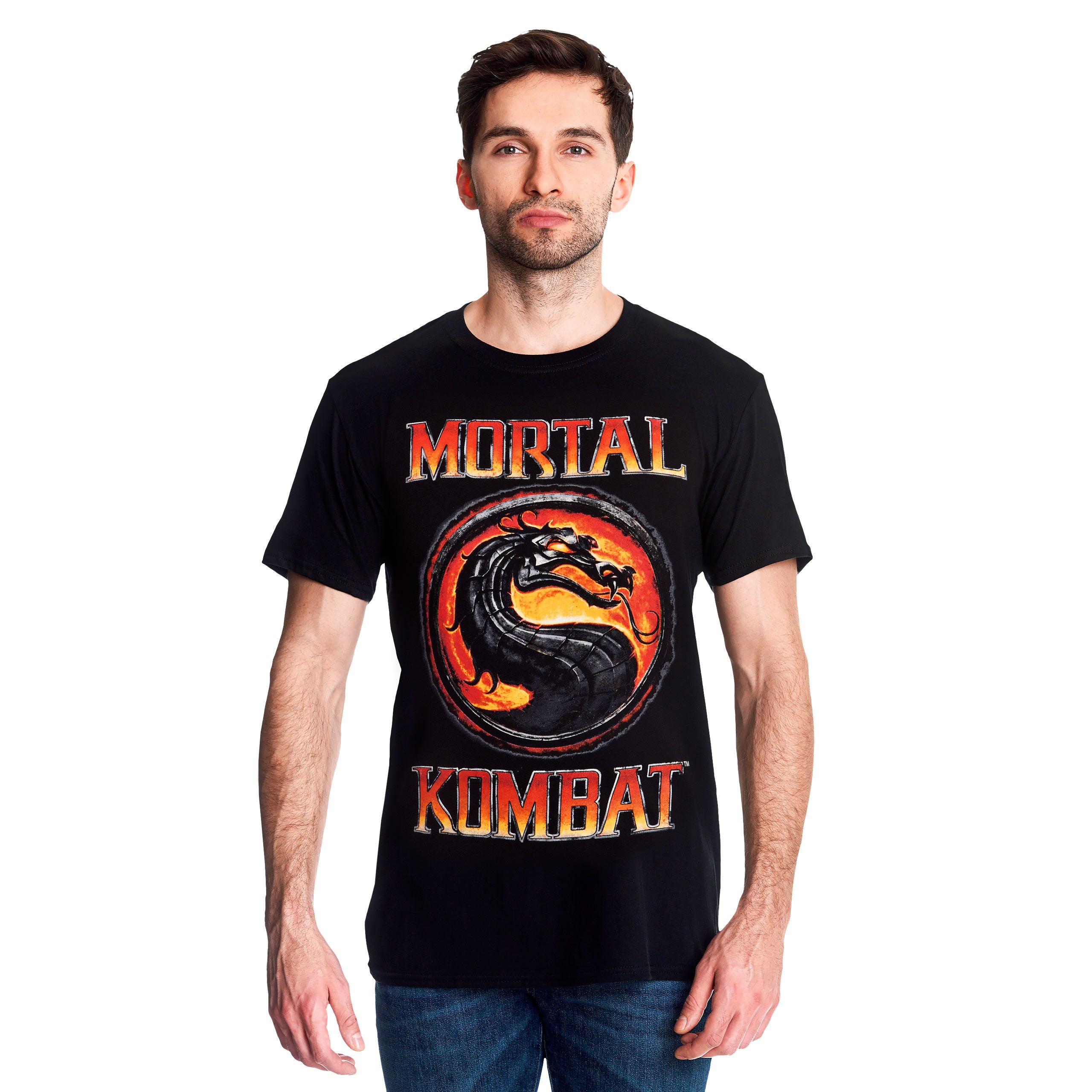 Imagen del producto Mortal Kombat - Camiseta con logo negra