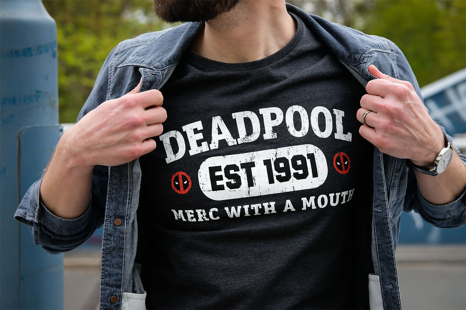 Imagen del producto Deadpool - Est 1991 Camiseta gris