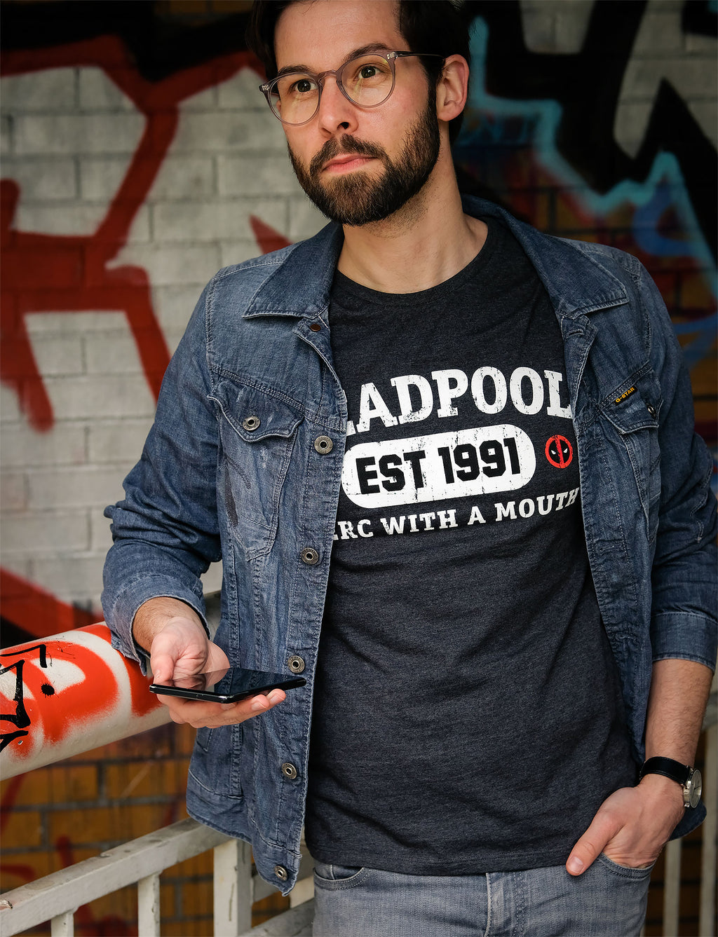 Imagen del producto Deadpool - Est 1991 Camiseta gris