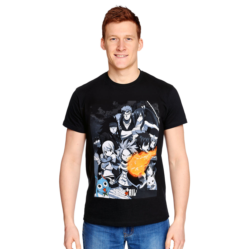 Imagen del producto Fairy Tail - Camiseta Team Attack negra