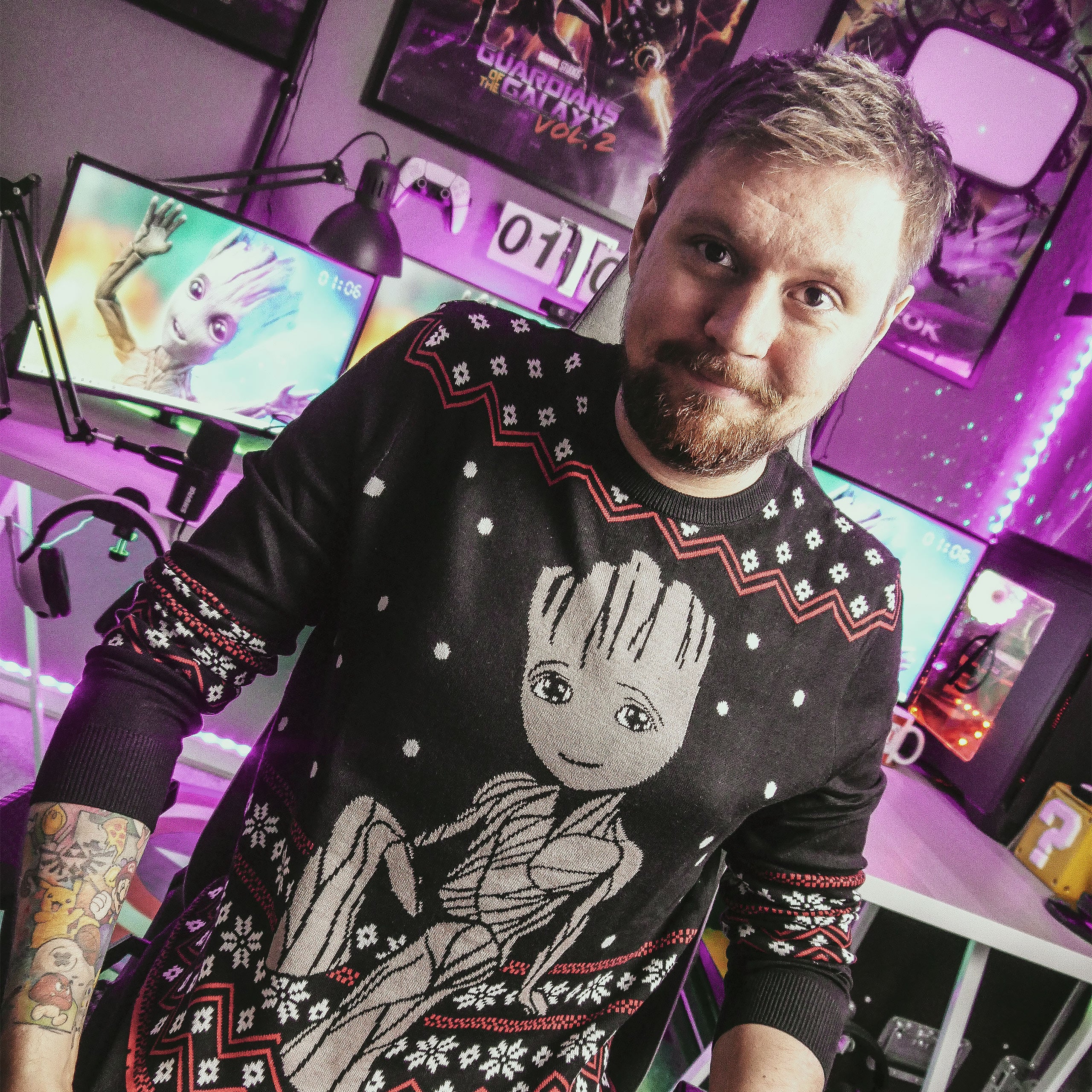 Imagen del producto Guardianes de la Galaxia - Jersey de punto Groot