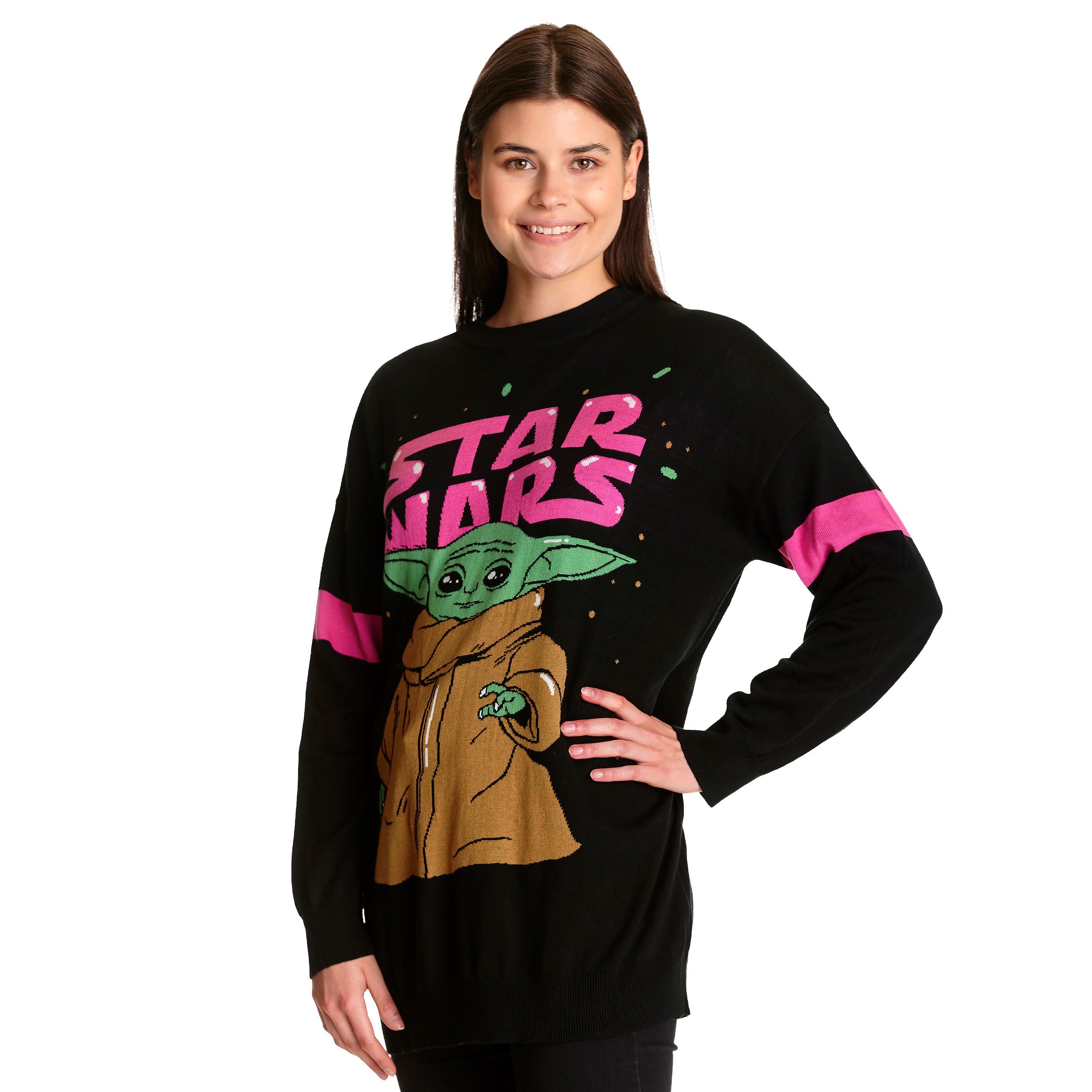 Imagen del producto Sudadera Grogu Oversize negra - Star Wars The Mandalorian