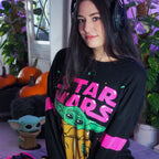 Imagen del producto Sudadera Grogu Oversize negra - Star Wars The Mandalorian