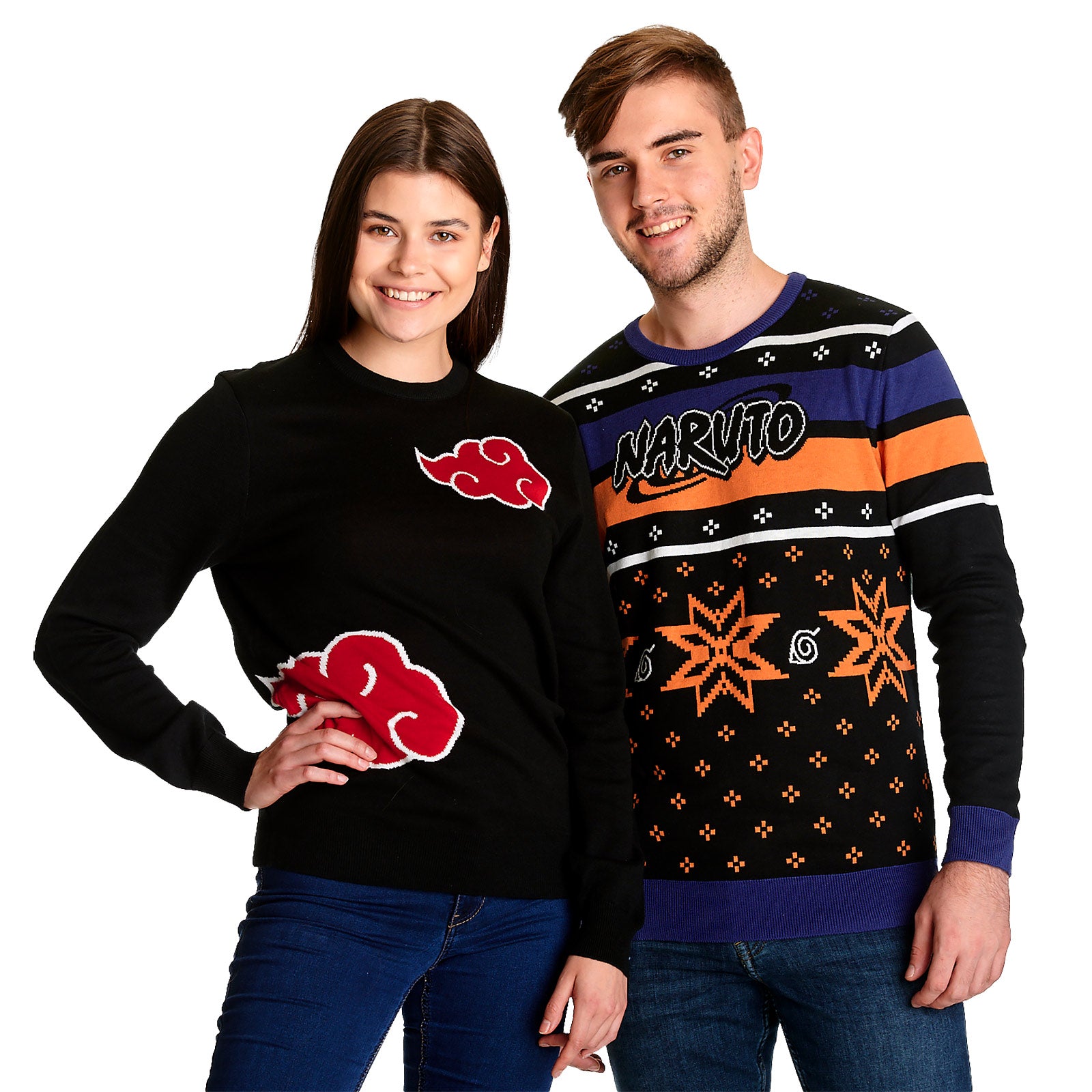 Imagen del producto Naruto - Suéter de punto con símbolo de Akatsuki