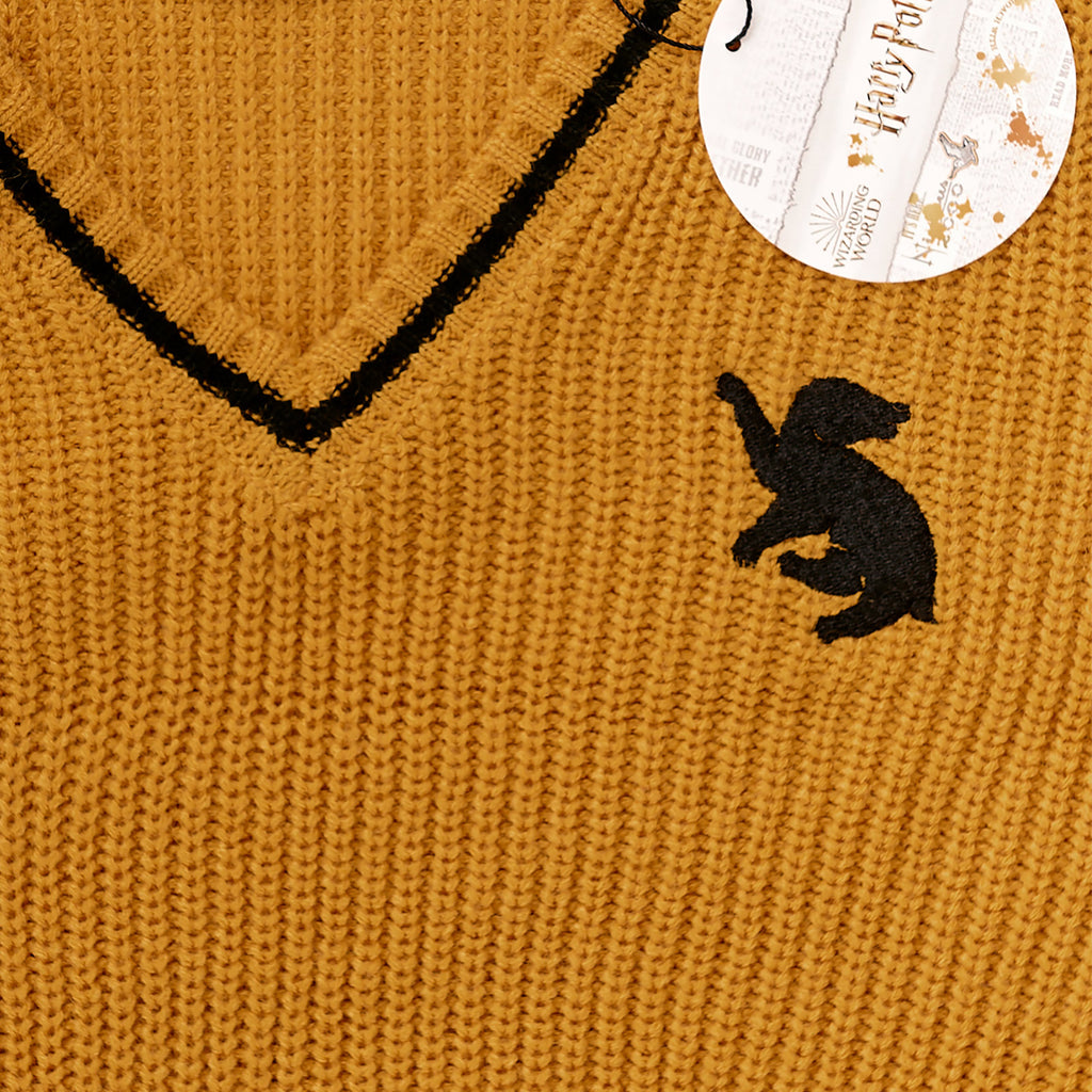 Imagen del producto Harry Potter - Vestido de punto Hufflepuff amarillo