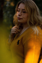 Imagen del producto Harry Potter - Vestido de punto Hufflepuff amarillo