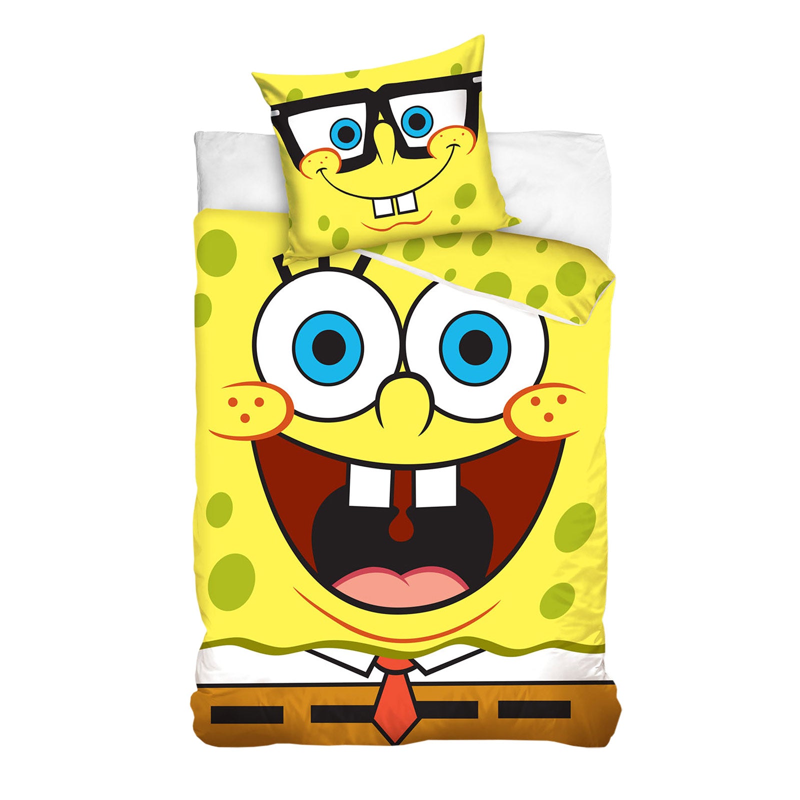 Imagen del producto SpongeBob - Ropa de cama que brilla en la oscuridad