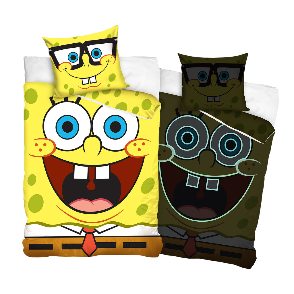 Imagen del producto SpongeBob - Ropa de cama que brilla en la oscuridad