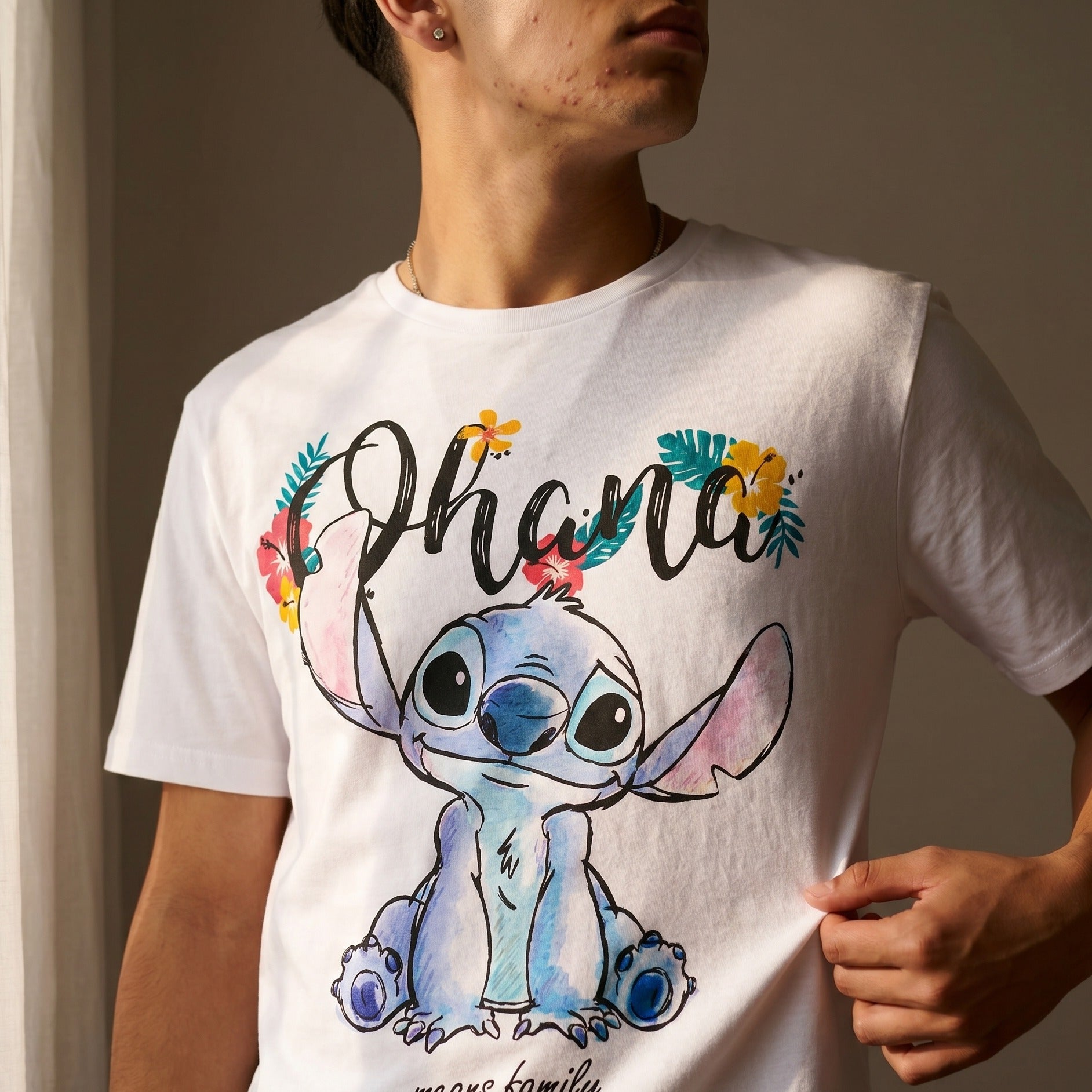 Imagen del producto Lilo & Stitch - Ohana Camiseta para mujer blanca
