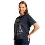 Imagen del producto Harry Potter - Camiseta de Mujer de las Reliquias de la Muerte, gris