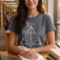 Imagen del producto Harry Potter - Camiseta de Mujer de las Reliquias de la Muerte, gris