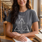 Imagen del producto Harry Potter - Camiseta de Mujer de las Reliquias de la Muerte, gris