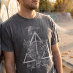 Imagen del producto Harry Potter - Camiseta de Mujer de las Reliquias de la Muerte, gris