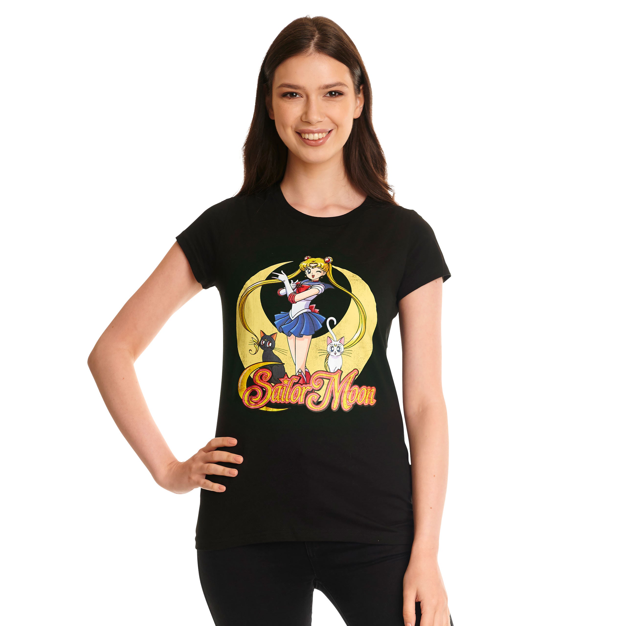 Imagen del producto Sailor Moon - Pose Camiseta de mujer negra