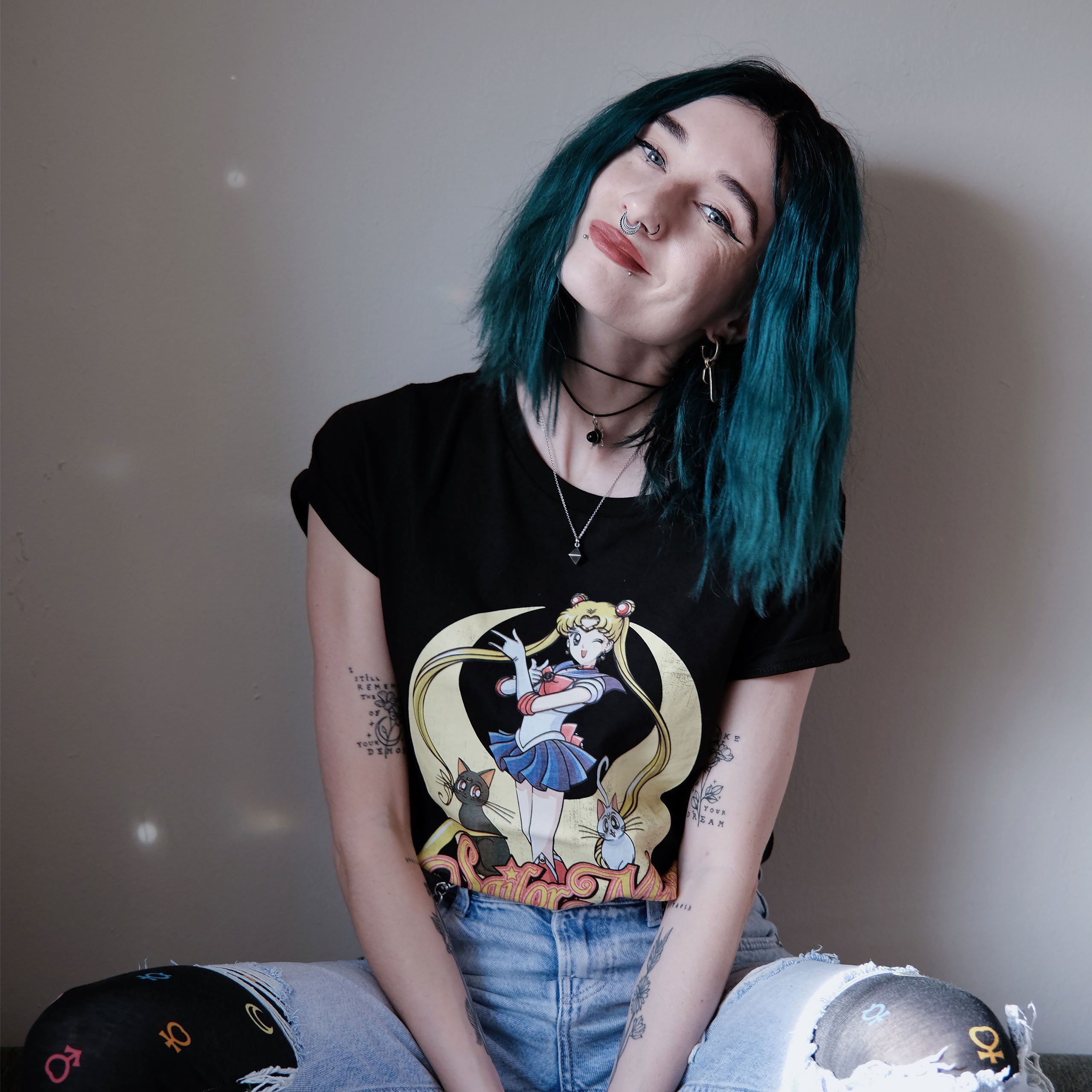 Imagen del producto Sailor Moon - Pose Camiseta de mujer negra