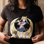 Imagen del producto Sailor Moon - Pose Camiseta de mujer negra
