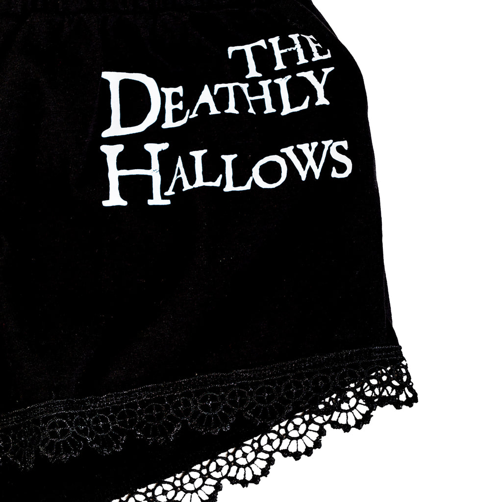 Imagen del producto Pijama de Mujer de los Reliquias de la Muerte corto con encaje - Harry Potter