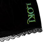 Imagen del producto Loki - Pijama de mujer corto con encaje negro
