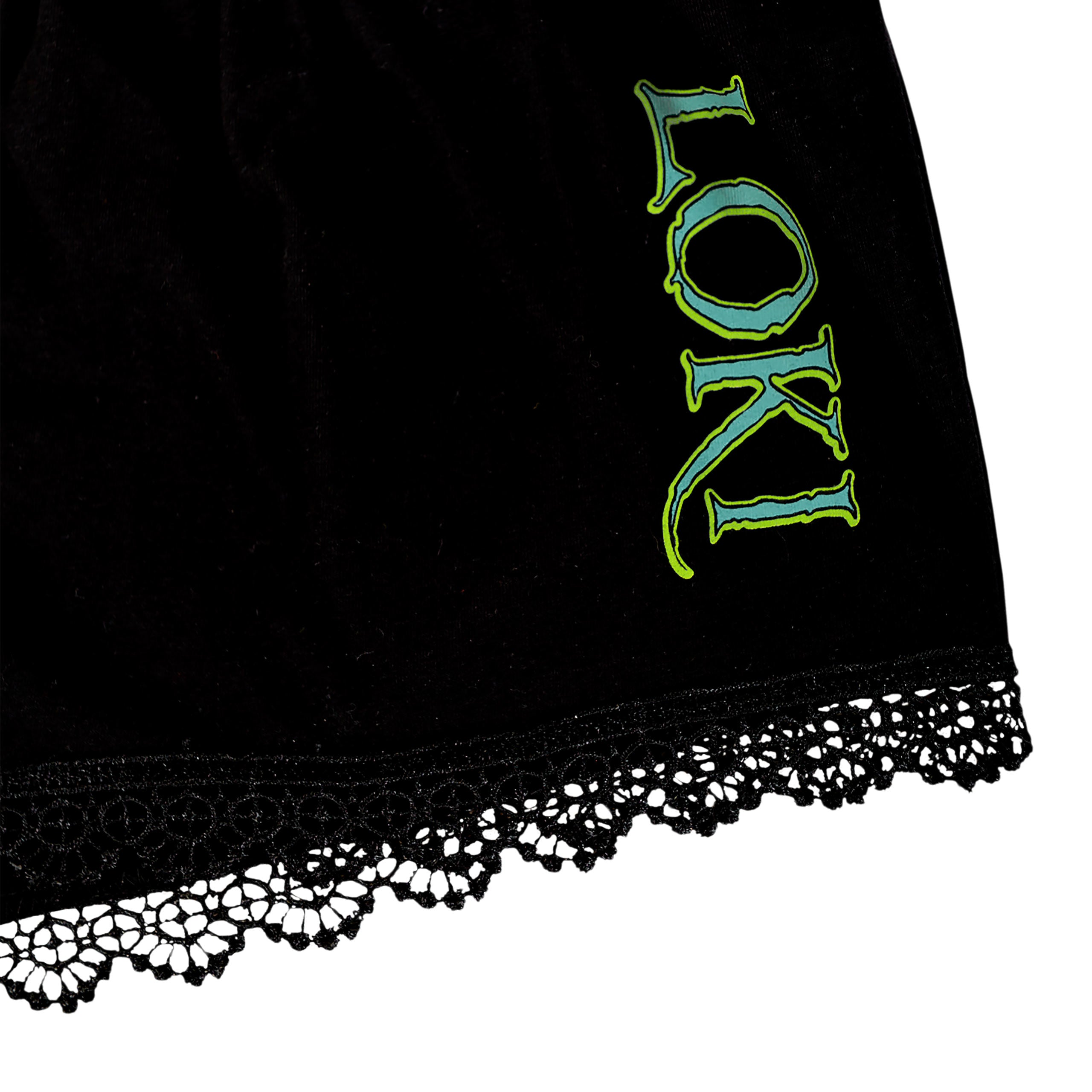 Imagen del producto Loki - Pijama de mujer corto con encaje negro