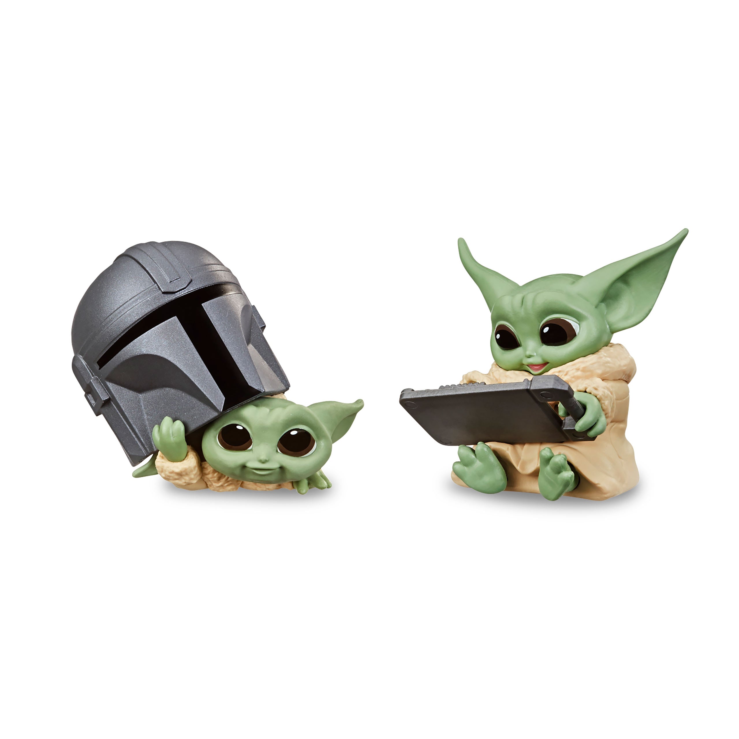 Imagen del producto Set de mini figuras de Grogu con casco y tableta - Star Wars The Mandalorian