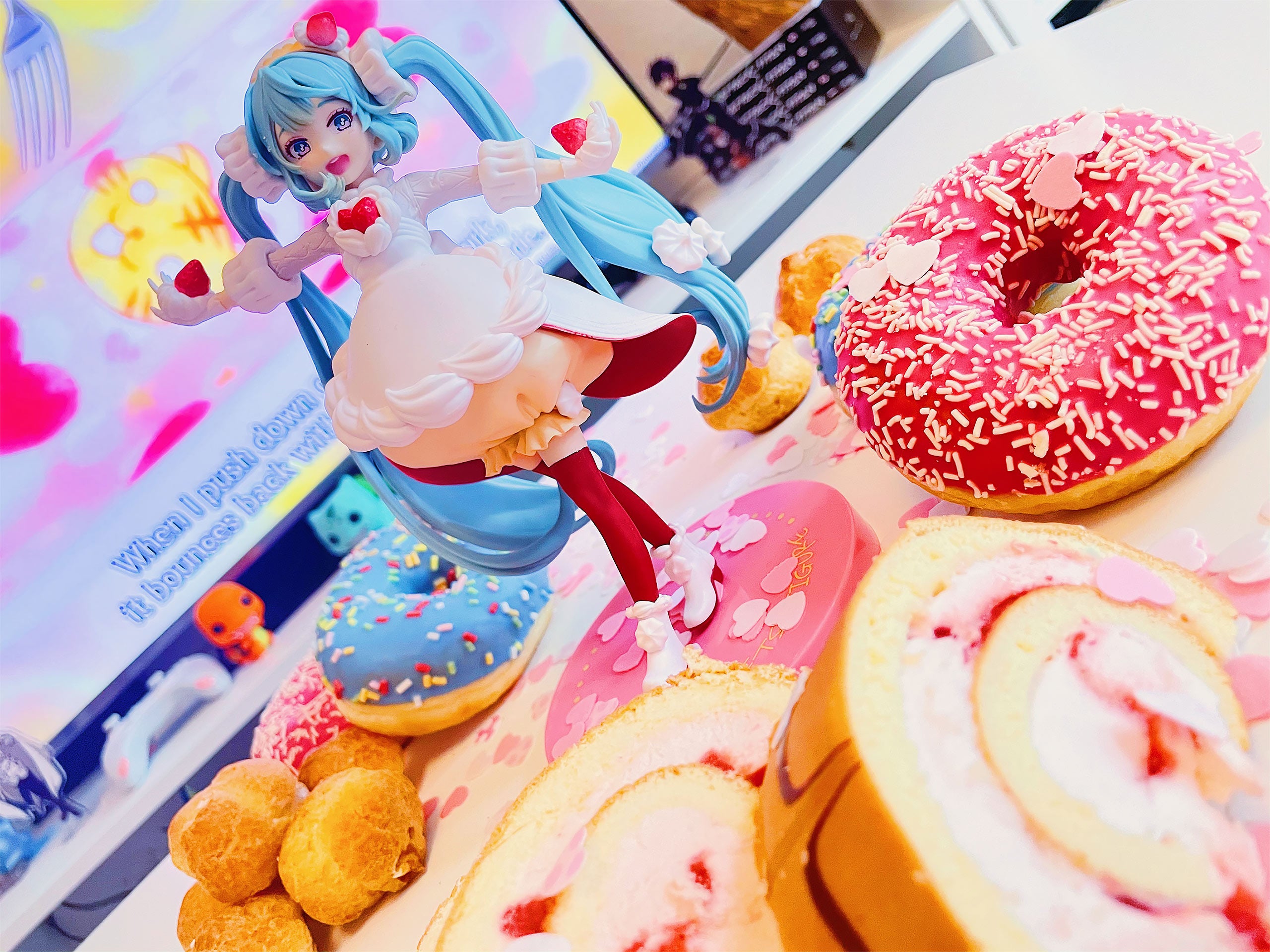Imagen del producto Vocaloid - Figura de Hatsune Miku Sweet Tea Time de 18 cm