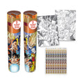 Imagen del producto Dragon Ball - Battle of Gods Set de lápices de colores de 12 piezas con 2 imágenes para colorear