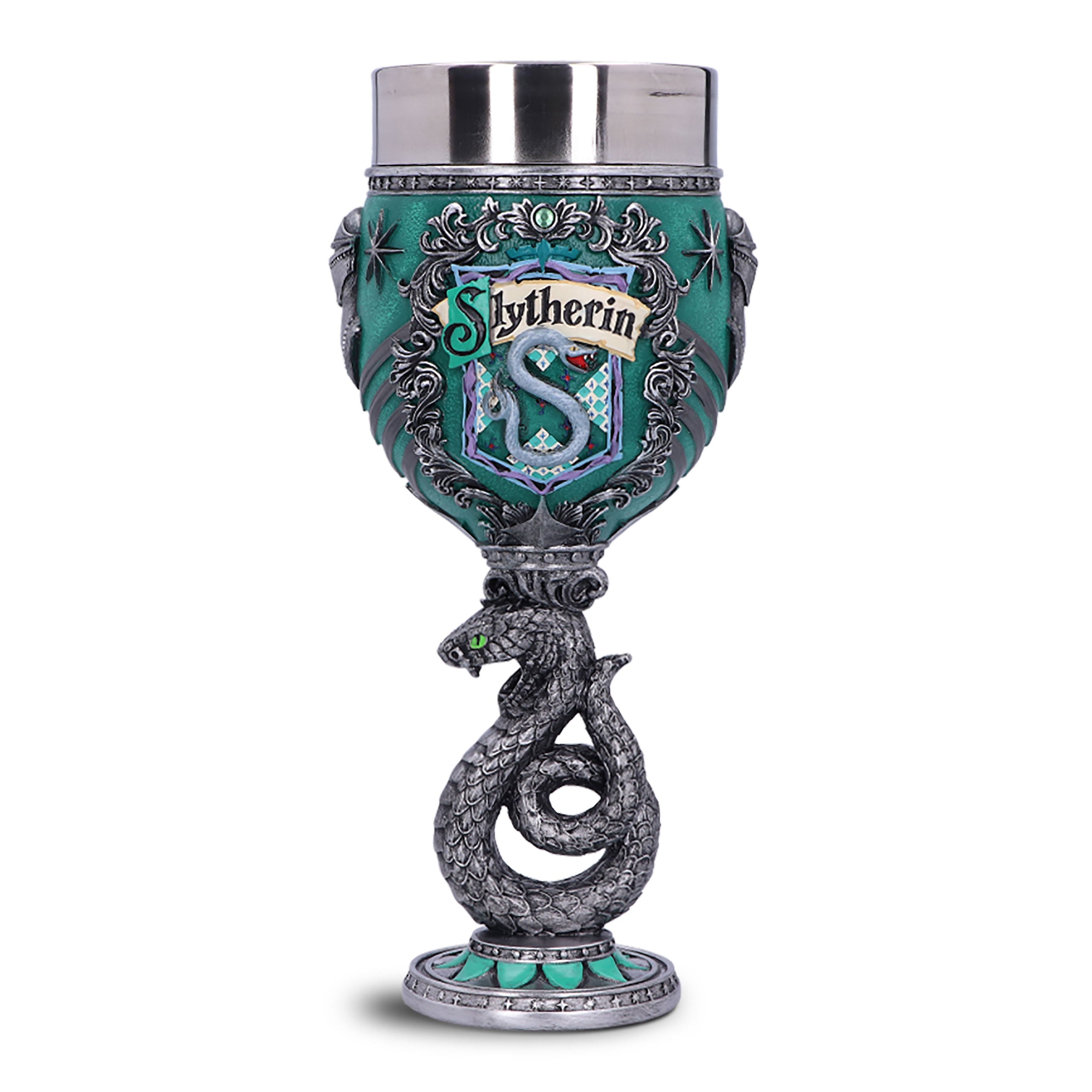 Imagen del producto Harry Potter - Cáliz de lujo con el logo de Slytherin