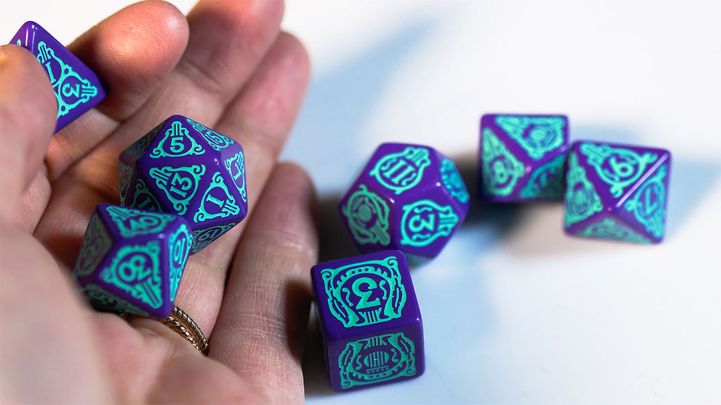 Imagen del producto Witcher - Dandelion Medio Siglo de Poesía RPG Set de Dados 7 piezas con Moneda de Colección