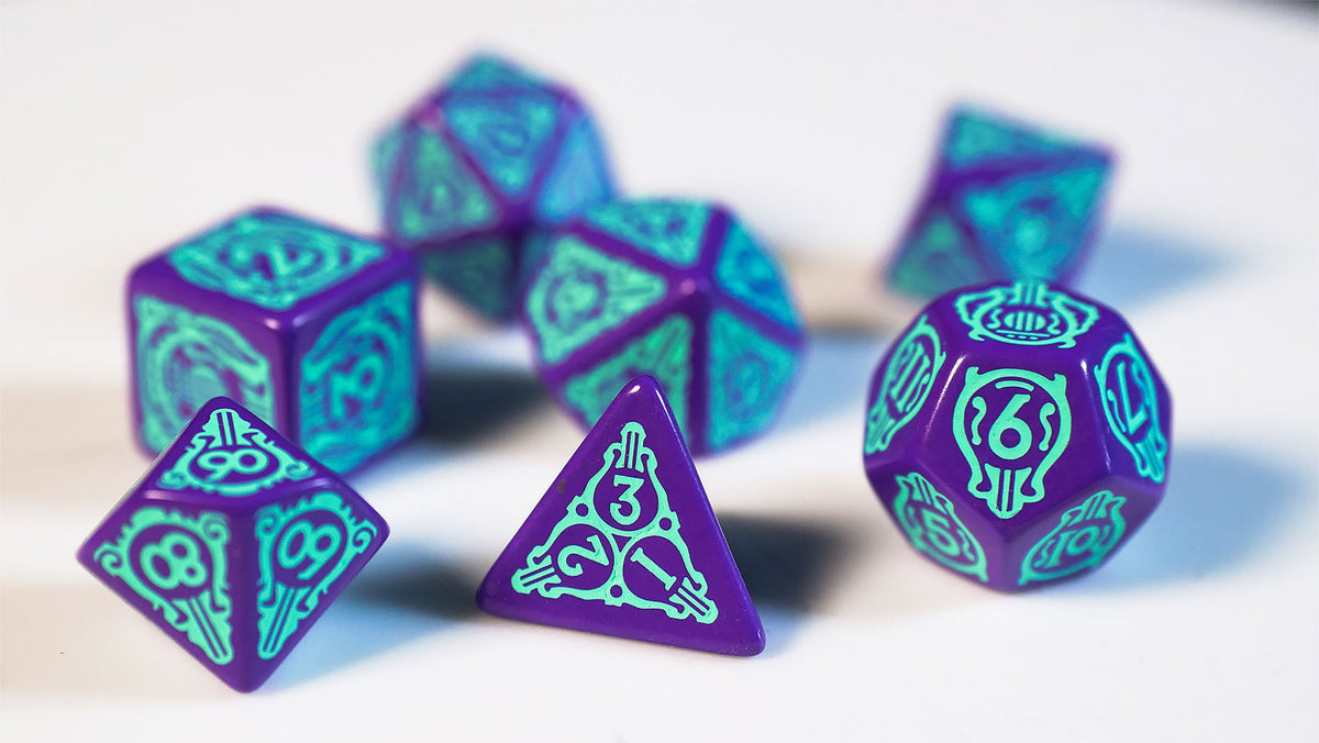 Imagen del producto Witcher - Dandelion Medio Siglo de Poesía RPG Set de Dados 7 piezas con Moneda de Colección