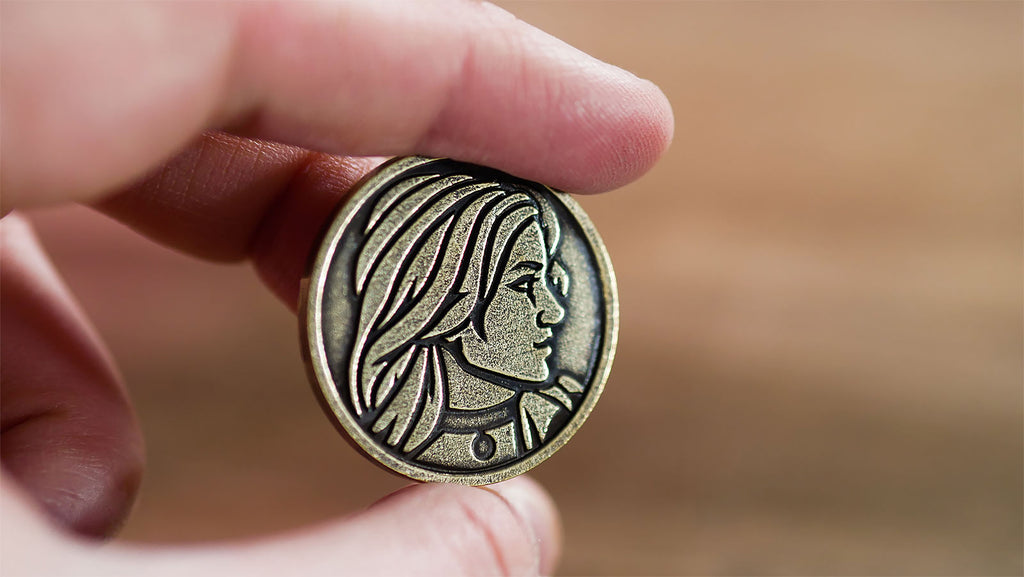 Imagen del producto Witcher - Yennefer Sorceress Supreme RPG Set de Dados 7 piezas con Moneda de Colección