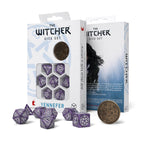 Imagen del producto Witcher - Yennefer Lilac & Gooseberries RPG Set de Dados 7 piezas con Moneda de Colección