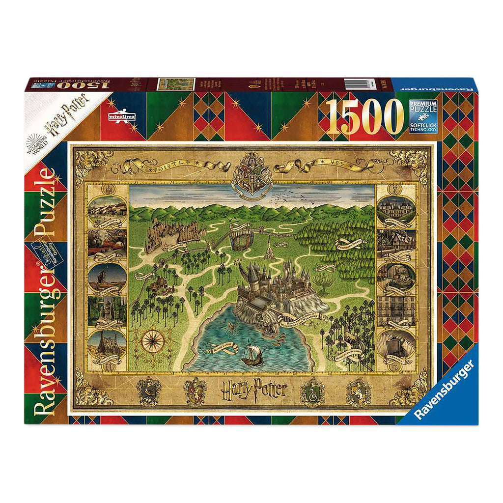 Imagen del producto Harry Potter - Puzzle de Mapa de Hogwarts 1500 piezas