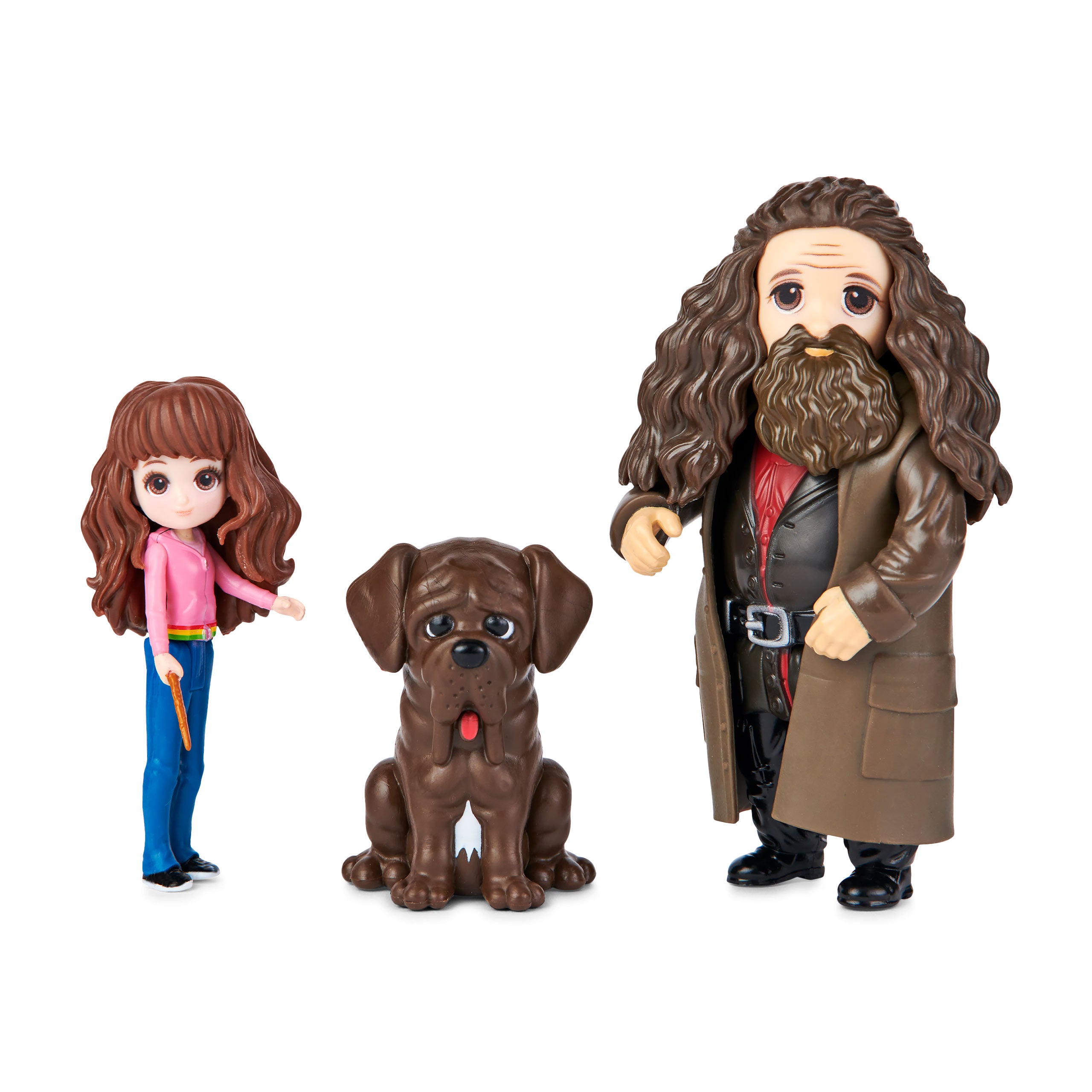Imagen del producto Harry Potter - Hermione, Hagrid y Fang Magical Minis Set de Figuras de Colección
