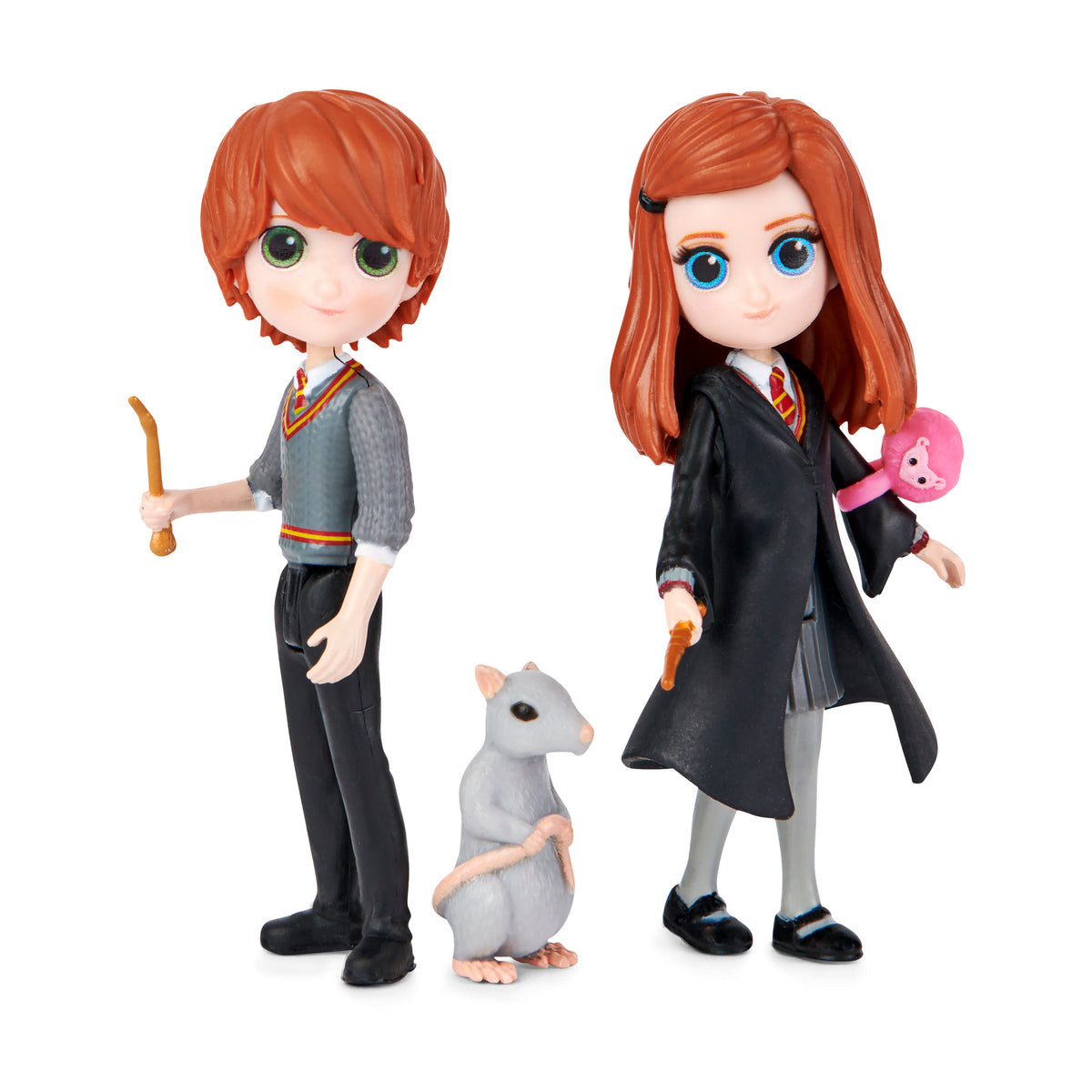 Imagen del producto Harry Potter - Ron, Scabbers, Ginny y conjunto de figuras coleccionables de Pigwidgeon
