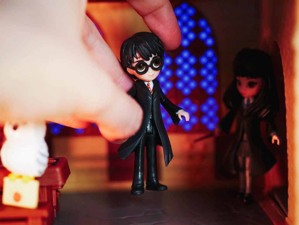 Imagen del producto Harry Potter - Harry, Cho, Hedwig y set de figuras coleccionables de la carta de Hogwarts