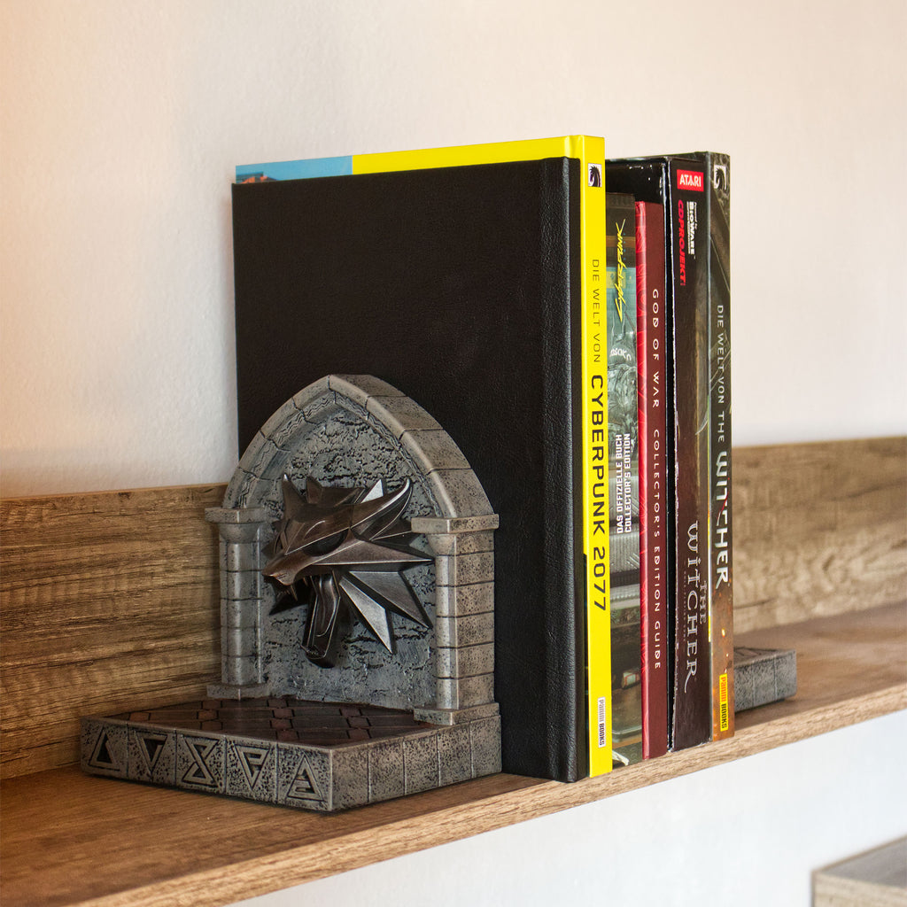 Imagen del producto Witcher 3 - Soportes de libros de lobo