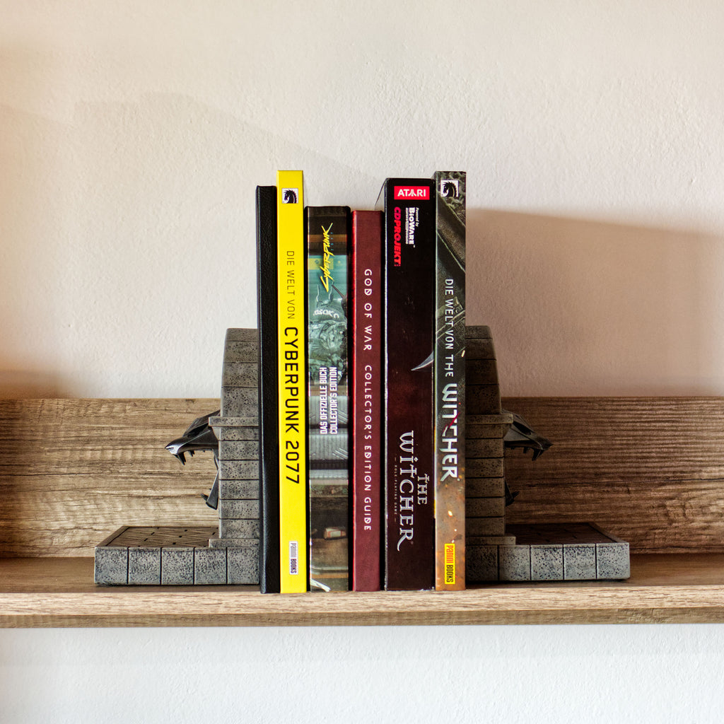Imagen del producto Witcher 3 - Soportes de libros de lobo