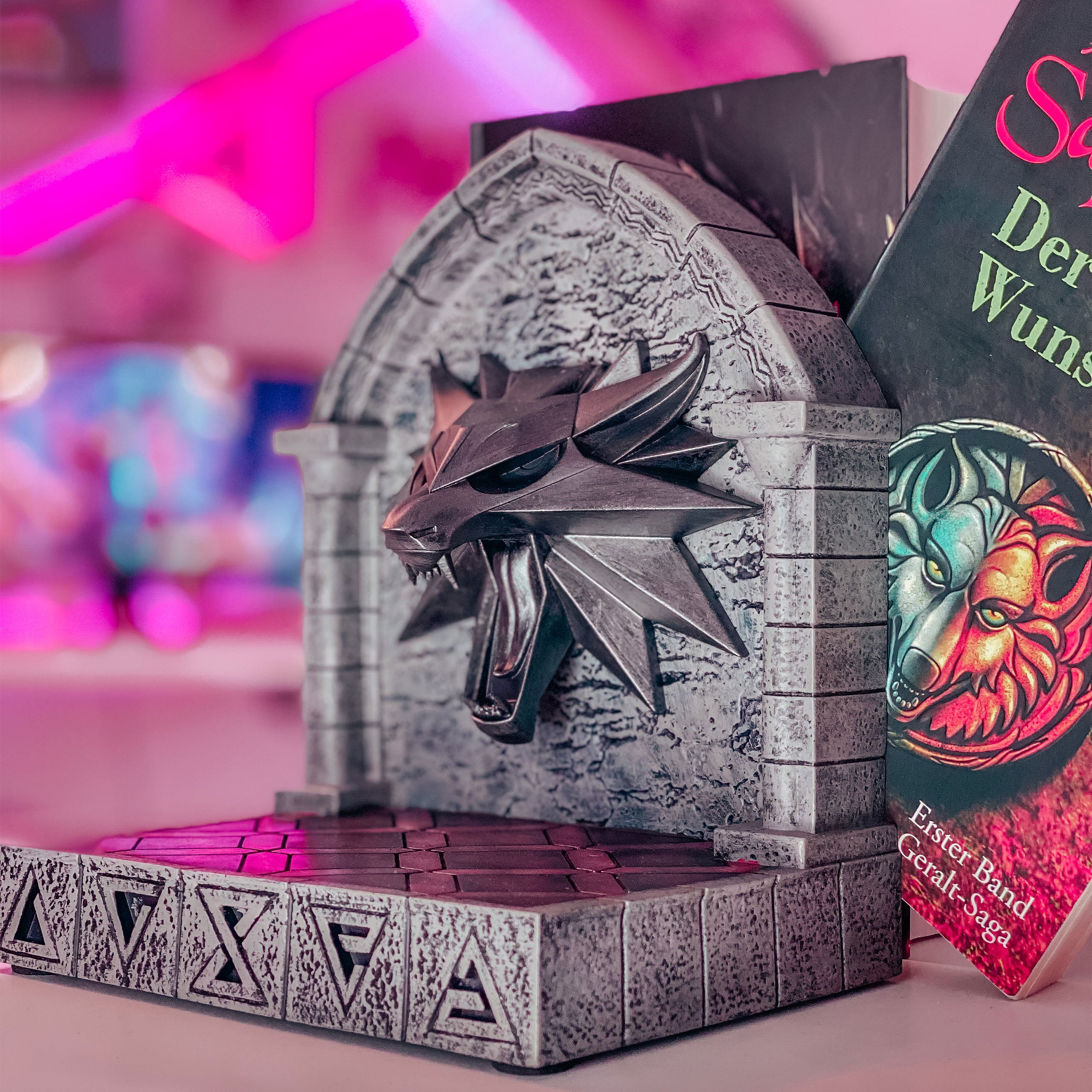Imagen del producto Witcher 3 - Soportes de libros de lobo