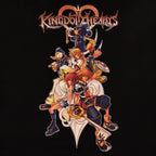 Imagen del producto Kingdom Hearts - Camiseta Familiar Negra