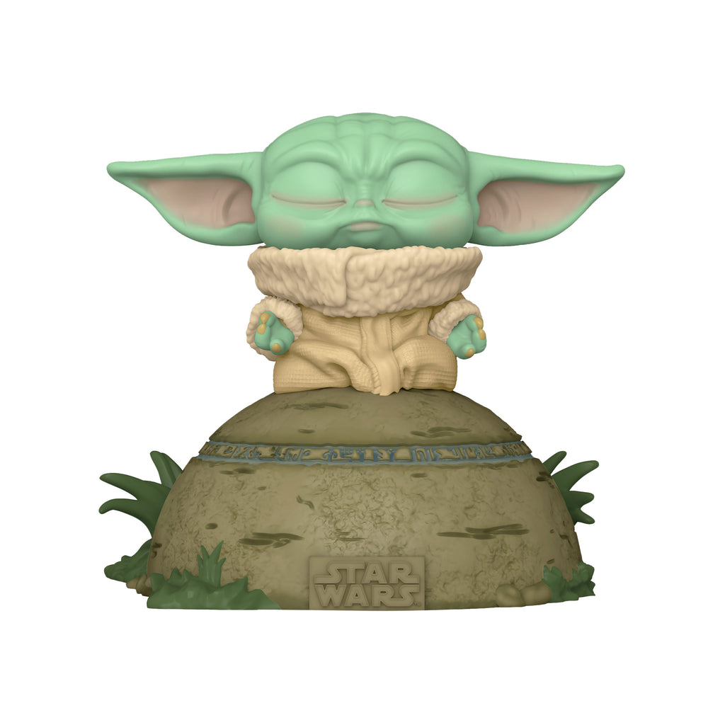 Imagen del producto Grogu usando la Fuerza Figura Funko Pop con efectos de luz y sonido - Star Wars The Mandalorian
