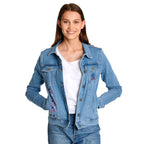 Product image Lilo & Stitch - Flowers Denim Jacket Women blue