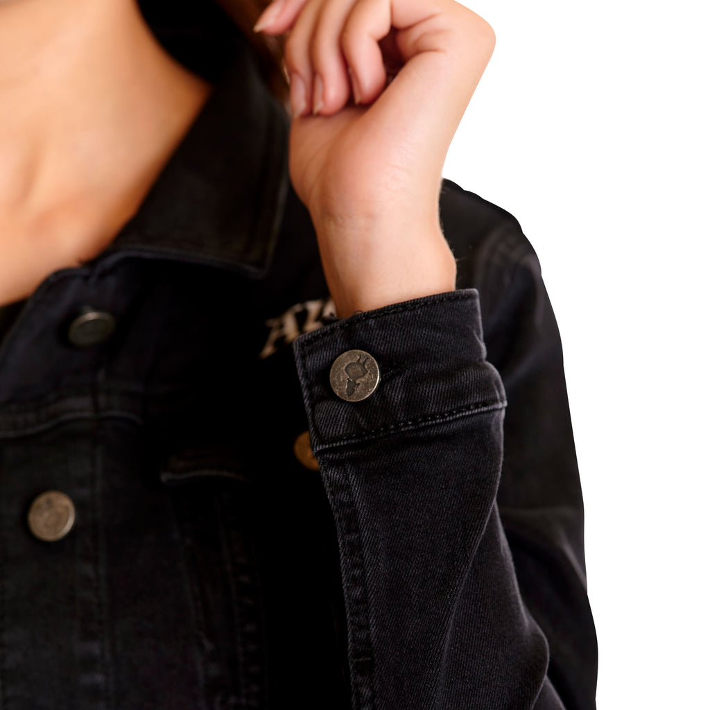 Imagen del producto Alicia en el país de las maravillas - Chaqueta vaquera para mujer negra