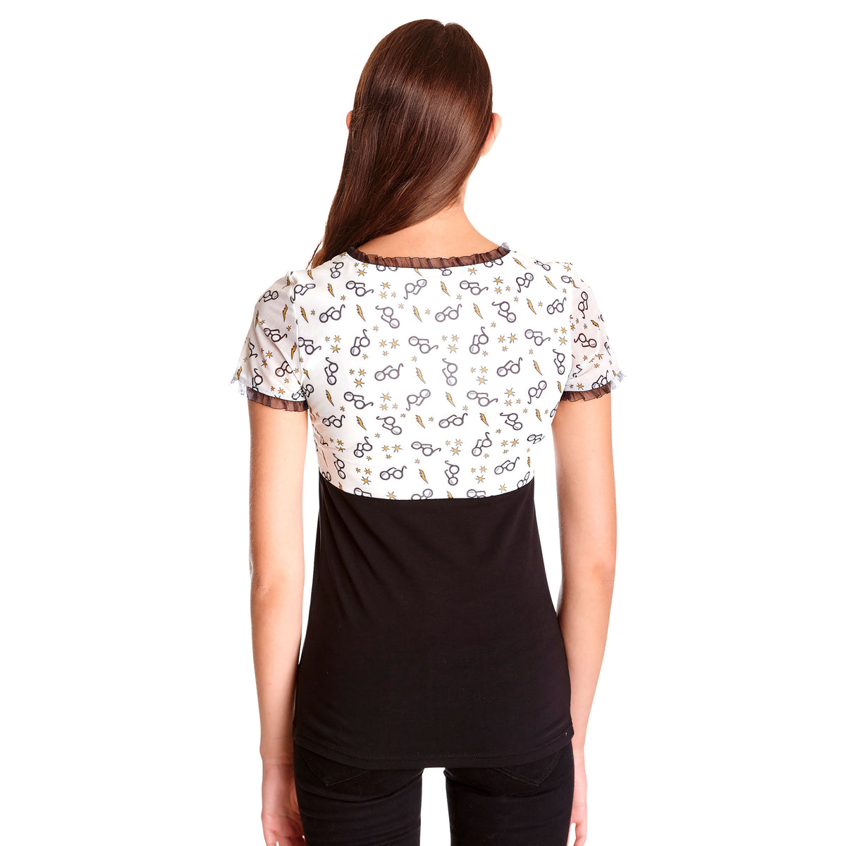 Imagen del producto Harry Potter - Camiseta misteriosa de mago con lazo para mujer