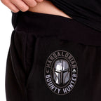 Imagen del producto Esta es la forma Pantalones de sudadera negros - Star Wars The Mandalorian