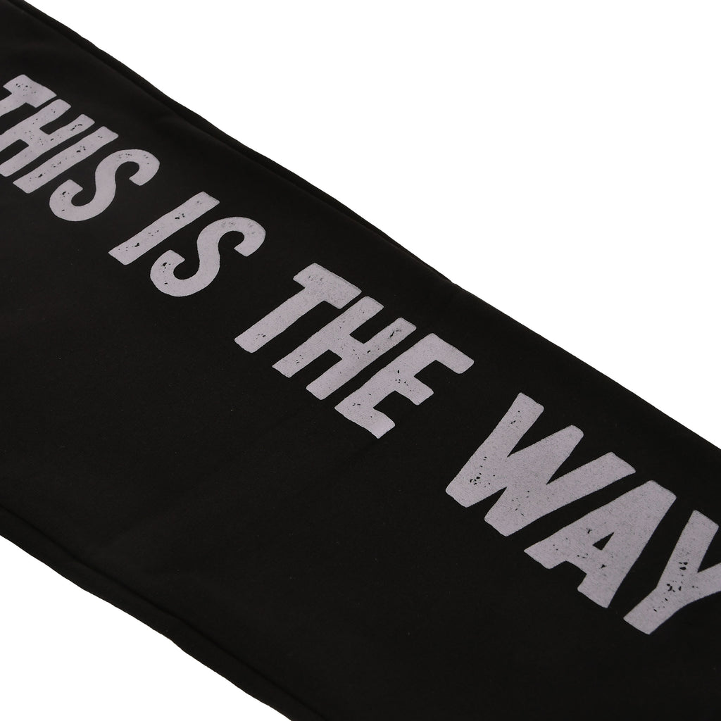 Imagen del producto Esta es la forma Pantalones de sudadera negros - Star Wars The Mandalorian