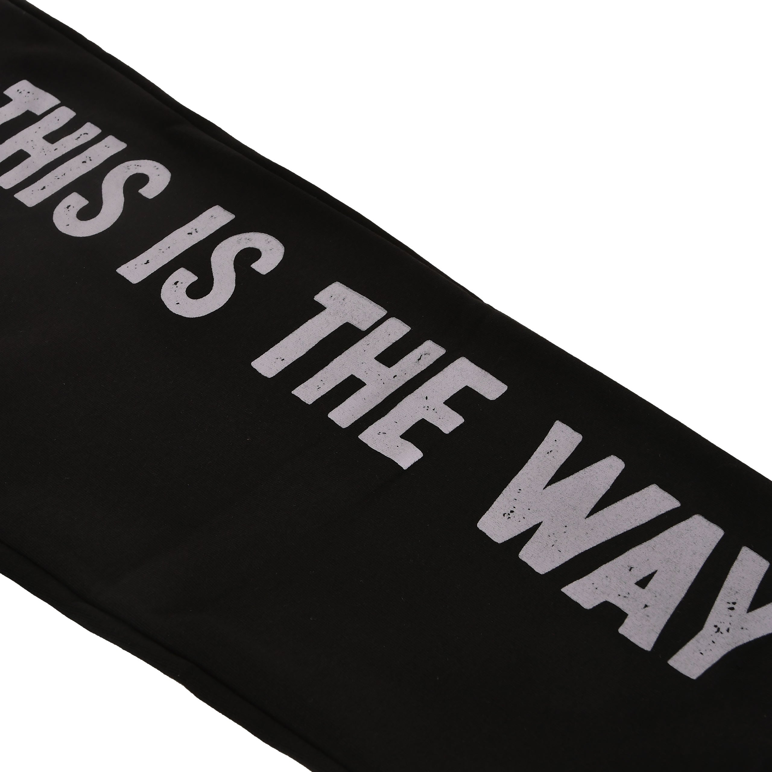 Imagen del producto Esta es la forma Pantalones de sudadera negros - Star Wars The Mandalorian
