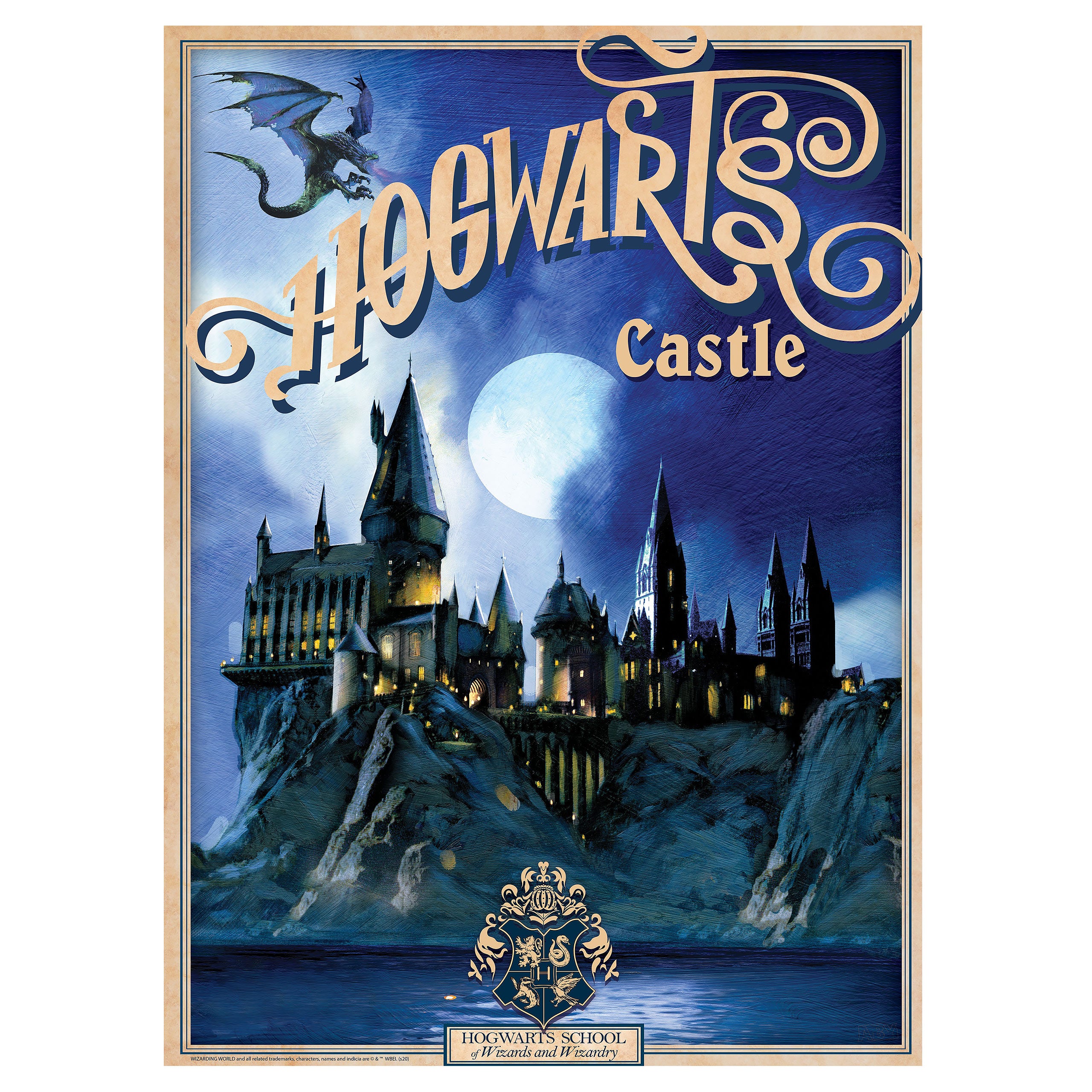 Imagen del producto Harry Potter - Castillo de Hogwarts & Callejón Diagon Poster Set de 2