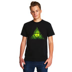 Imagen del producto Camiseta de la Espada Maestra en el bosque para fans de Zelda negra