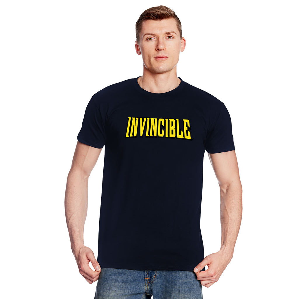 Imagen del producto Camiseta con logo para fans de Invincible azul